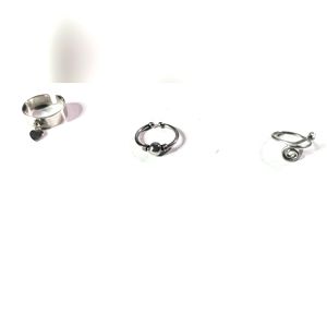 NEW .925 Sterling Silver Toe Rings Body Jewelry! (Lot of 3)